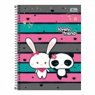 CADERNO UNIV. CD 10X1 TILIBRA  LOVELY FRIEND