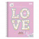 CADERNO UNIV. CD 10X1 TILIBRA JOLIE CLASSICO 160 FLS