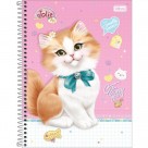 CADERNO UNIV. CD 10X1 TILIBRA JOLIE PET 160 FLS