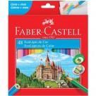 LAPIS DE COR FABER CASTELL 48 CORES TRIANGULAR