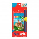 LAPIS DE COR FABER CASTELL KIT 16 CORES