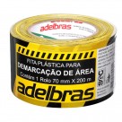 FITA PARA DEMARCACAO DE AREA ZEBRADA RC 70 MMX200MX0,04MM