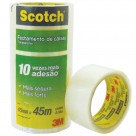 FITA PARA EMPACOTAMENTO 3M 45MMX45M CRISTAL 5802