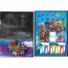 CADERNO UNIV. CD 10X1 TILIBRA M RISIN 160 FLS