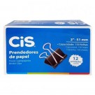 PRENDEDOR DE PAPEL CIS 51MM PRETO