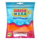 MASSA DE EVA FLOCOS MAKE+ LARANJA 50G