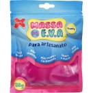 MASSA DE EVA FLOCOS MAKE+ PINK 50G