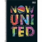 CADERNO 10X1 CAPA DURA 2021 NOW UNITED 160FLS