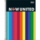 CADERNO 10X1 CAPA DURA 2021 NOW UNITED 160FLS