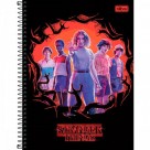 CADERNO 10X1 CAPA DURA 2021 STRANGER THINGS 160FLS.