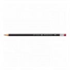 LAPIS GRAFITE FABER CASTELL 1205 MAX C/ BORRACHA SEXTAVADO PRETO