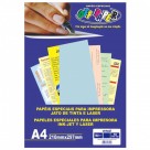 PAPEL A4 OFF PAPER VERGE AZUL 180G 50F