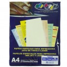 PAPEL A4 OFF PAPER VERGE VERDE 180G 50F