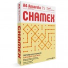 PAPEL SULFITE A4 75G CHAMEX AMARELO 500 FLS