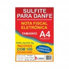 PAPEL SULFITE A4 PARA DANFE TAMOIO SERRILHADO 100 FLS