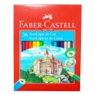 LAPIS DE COR FABER CASTELL 36 CORES ECOLOPIS