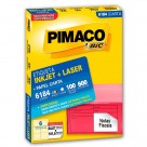 ETIQUETA INKJET/LASER PIMACO CARTA 6184 100 FLS