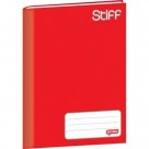 CADERNO BROCHURAO CAPA DURA STIFF 48 FOLHAS VERMELHO